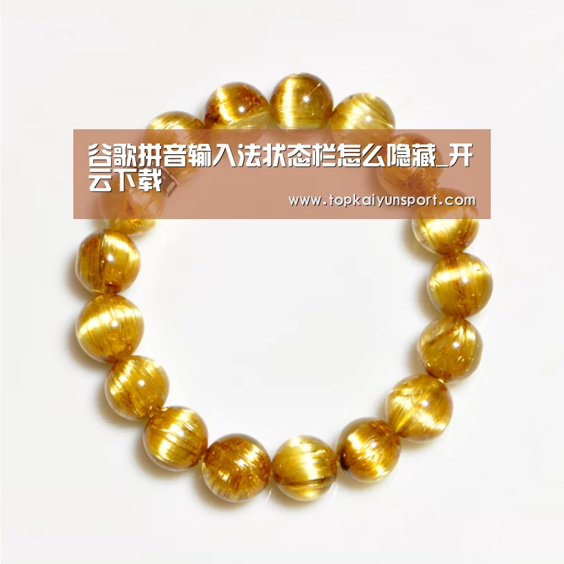 谷歌拼音输入法状态栏怎么隐藏_开云下载(图4) 开云入口