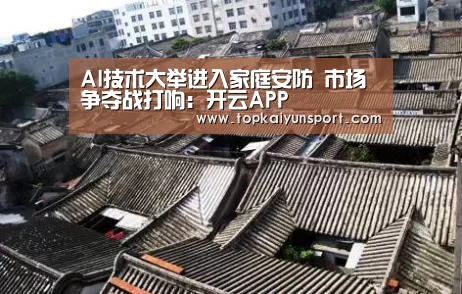 AI技术大举进入家庭安防 市场争夺战打响:开云APP(图3) 开云下载